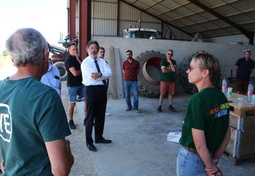 À tour de rôle, les agriculteurs présents ont manifesté leurs craintes de voir encore baisser leurs volumes prélevables.