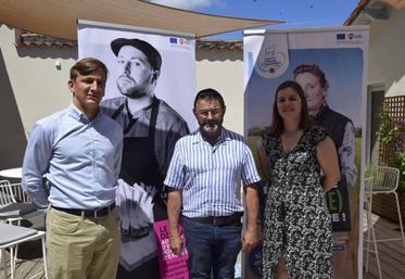 De gauche à droite : Louis Devaulx de Chambord, Patrick Soury et Audrey Tessereau.