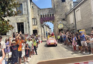 Les rues de La Roche-Posay étaient particulièrement remplies.
