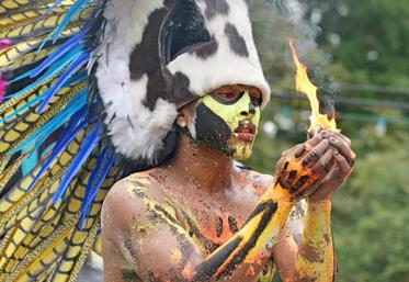 Un artiste mexicain du groupe El Gran Ballet Mexicanisimo.