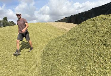 Guillaume Bouster a finalisé mercredi son ensilage.