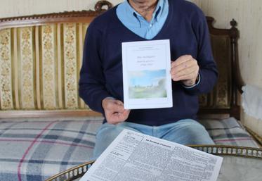 Bernard Poignand signe le nouvel opus de l'association Histoire et patrimoine d'Archigny. La photo de couverture est un tableau d'un artiste local, Gaëtan Blot.
