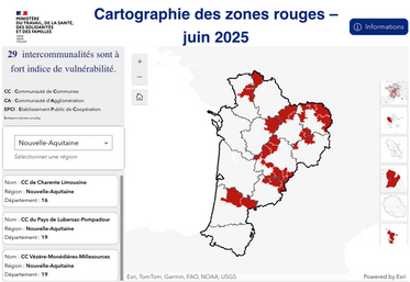 La Charente limousine était en juin dernier le seul territoire classé en zone rouge pour la santé.