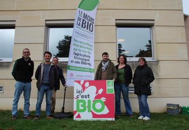 Les acteurs de Vienne Agrobio, Interbio Nouvelle-Aquitaine et la Chambre d'agriculture se mobilisent en novembre pour le mois de la Bio.