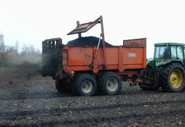 Si le but est plutôt de remonter le taux de matières organiques pour diminuer la battance des sols, un compost sera bien plus approprié que des fientes de volailles ou du lisier de porc.