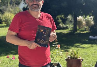 Le premier roman de Luc Victot, Exodus, l'île d'Akarina, est sorti en septembre.