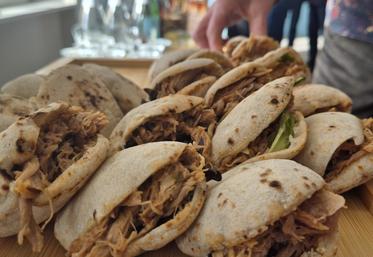 Le Pulled goat, sorte de kebab à la viande de chevreau, sera servi au salon.