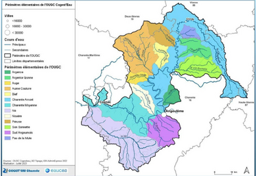 Périmètre de l'OUGC Cogest'Eau.