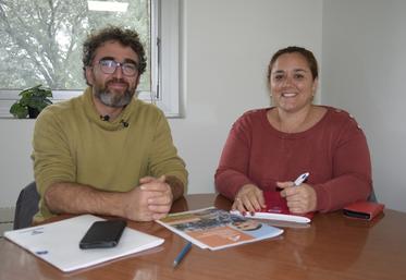 Sébastien Delage et Élodie Baussant font partie des élus référents pour l'installation-transmission.