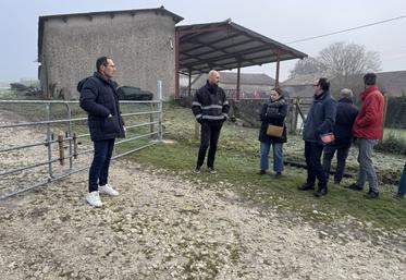 Stéphane Bessonnet, éleveur à Blanzaguet-Saint-Cybard.
