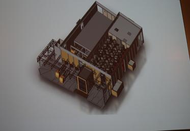 Maquette présentée par Oreco, lors de l'assemblée générale, le 10 décembre.