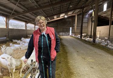 Nathalie Maudet élève 420 chèvres à Saurais.