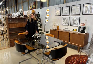 Virginie Drouot met en scène l'ensemble des articles qu'elle propose à la vente.