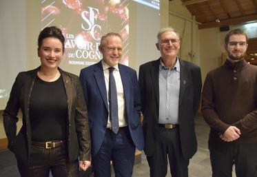 De gauche à droite : Vanessa Ferey, Jérôme Sourisseau, Jean-Bernard de Larquier et Tom Billières.