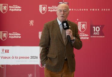 Alain Rousset a présenté ses vœux à la presse le vendredi 9 janvier 2026.