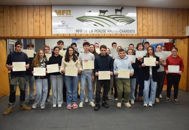 Cette année, 25 élèves ont décroché leur diplôme national du brevet agricole et une vingtaine ont eu leur bac pro CGEA.