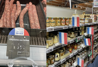 Dans les rayons du Carrefour, le consommateur identifie désormais les produits français d'un coup d'œil.
