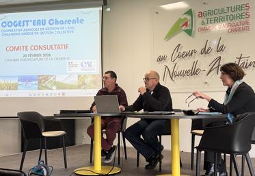 Le comité consultatif de Cogest'eau, présidé par Sébastien Schaeffer, s'est tenu le 25 février 2026 