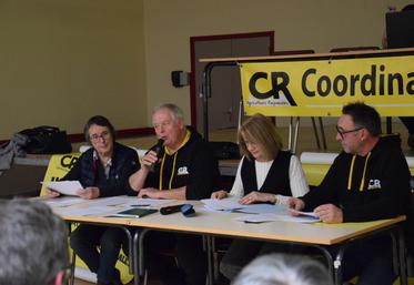 Frank Olivier a salué les adhérents de la CR16, "agriculteurs qui donnent de leur temps pour la défense des exploitants".