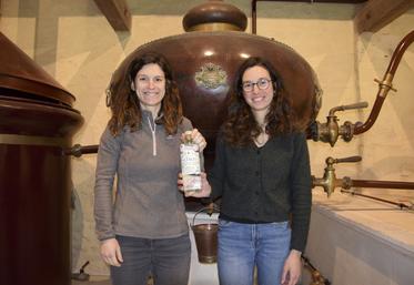 Élise et Mathilde Thorin présentent Altalia, leur premier gin à la feuille de tilleul.