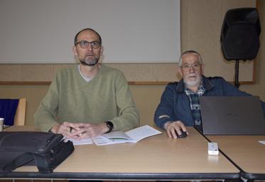 Emmanuel Fortin, président de CAP 16, et Michel Dutoyer, directeur.