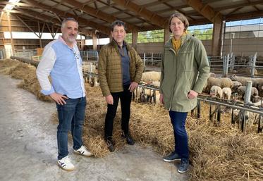 Jacky Rivaux (responsable pôle agriculture), Paul Revellon (proviseur) et Azélie Cadu (responsable alimentation) ont présenté les deux nouvelles formations de la rentrée.