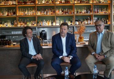 De gauche à droite : Raphaël Delpech, directeur du BNIC ; Florent Morillon, président ; Christophe Veral, vice-président.