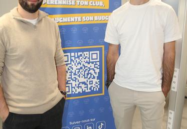 Clément Bonneau et Thomas Couillebault ont fondé la marque "Développe ton club" au sein de leur agence Legio.