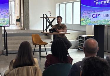 Nicolas Meyrieux est intervenu la semaine dernière au lancement de la saison de l'Office de tourisme de Grand Poitiers.