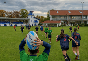 Touche au rugby.