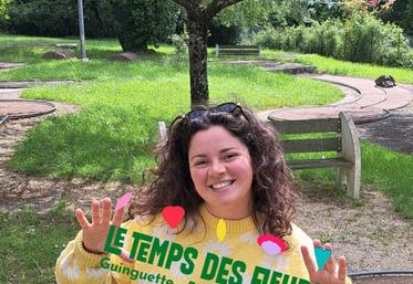 Lucie Ferro rafraichit l'image de la guinguette du Bois de Saint-Pierre.