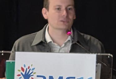 Renaud Combaud, 29 ans, est maire d'Aigre depuis 2020. Il succède à Jean-Michel Bolvin à la présidence des maires de Charente.
