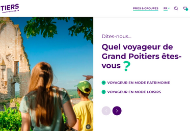 Le site visitpoitiers a été repensé pour cette nouvelle saison.
