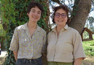 Lucie Bonpain et Clémence de Villers, de Champs du partage.