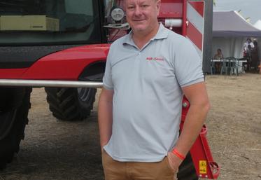 Cédric Thomas, président de la fédération Poitou-Charentes du Sedima depuis quelques mois, note les difficultés du secteur du machinisme régional, qu'il ressent particulièrement sur l'activité maïs.