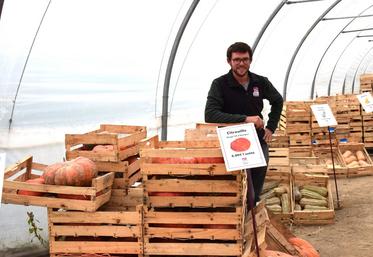 François Métais gère l'atelier maraîchage du Domaine de la Berthonnière depuis 2021.