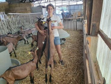 <em class="placeholder">Amélie avec ses chevrettes</em>