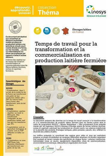 <em class="placeholder">Temps de travail pour la transformation et la commercialisation en production laitière fermière</em>