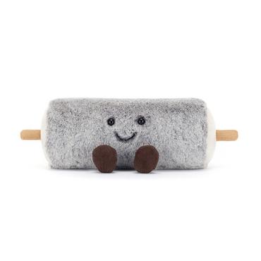 Peluche en forme de bûchette de chèvre