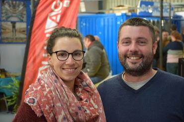 <em class="placeholder">Mathieu et Marjorie Girard, éleveurs de 750 chèvres dans le Maine-et-Loire 
</em>