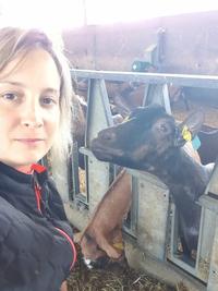 Audrey Pelletier, éleveuse de 700 chèvres en Gaec dans les Deux-Sèvres
