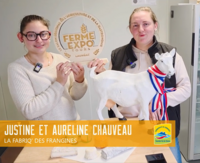 Justine et Aureline Chauveau dans la fromagerie
