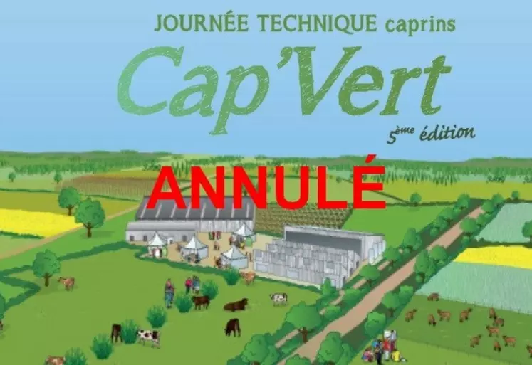 affiche Cap'Vert annulé