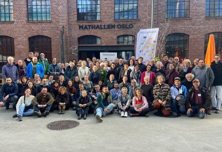 <em class="placeholder">Les participants au congrès du  Farmhouse and Artisan Cheese &amp; dairy producers European network (Face) à Oslo </em>