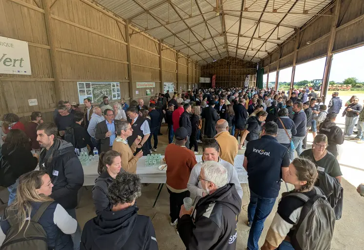 Les participants de la journée CapVert avant le déjeuner