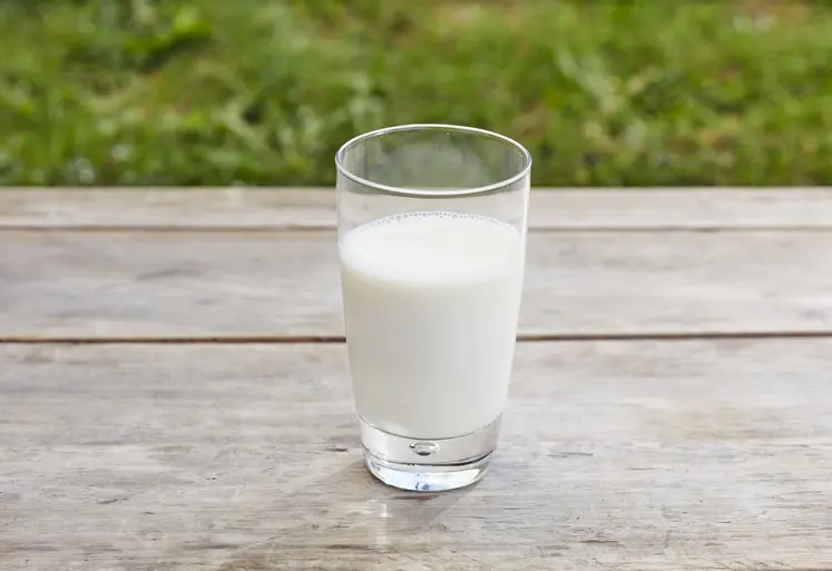 Verre de lait