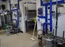 La ferme expérimentale caprine du Pradel (07) est équipée de deux salles de traite identiques en parallèle, permettant de comparer des procédures de nettoyage.