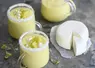 Smoothie au chèvre frais, ananas et coco