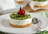 <em class="placeholder">Cheesecake au chèvre frais et pesto rosso</em>