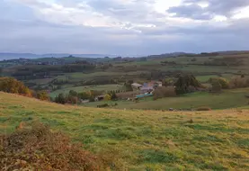 Paysage avec la ferme de Toutes Aures